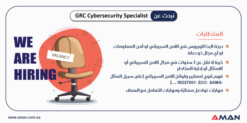GRC Cybersecurity Specialist